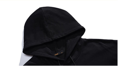 Cool Men's Hip Hop Print Causal Plus Size Fleece Hoodies